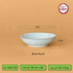 Bộ Bát Đĩa Hoa Mặt Trời Sen Vàng