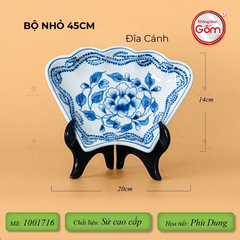 Bộ Bát Đĩa Hoa Mặt Trời Phù Dung