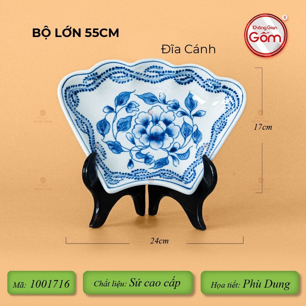 Bộ Bát Đĩa Hoa Mặt Trời Phù Dung