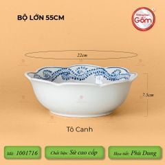 Bộ Bát Đĩa Hoa Mặt Trời Phù Dung