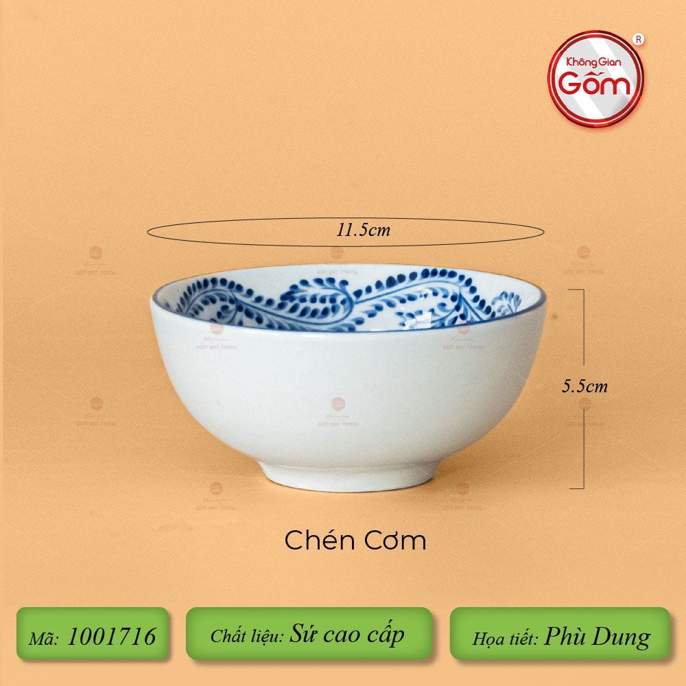 Bộ Bát Đĩa Hoa Mặt Trời Phù Dung