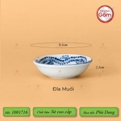 Bộ Bát Đĩa Hoa Mặt Trời Phù Dung