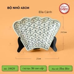 Bộ Bát Đĩa Hoa Mặt Trời Hoa Bèo