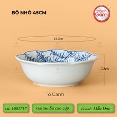 Bộ Bát Đĩa Hoa Mặt Trời Mẫu Đơn