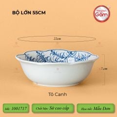 Bộ Bát Đĩa Hoa Mặt Trời Mẫu Đơn