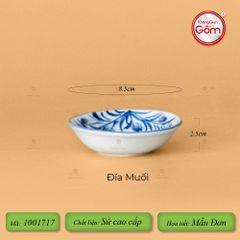 Bộ Bát Đĩa Hoa Mặt Trời Mẫu Đơn