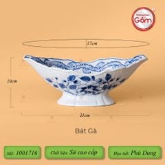 Bát Đựng Gà Hoa Phù Dung