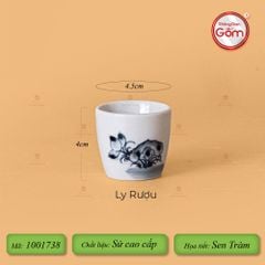 Bộ Nậm Rượu Hoa Sen Tràm
