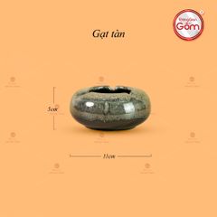Bộ Ấm Chén Tròn Men Hỏa Biến Ngọc Thạch
