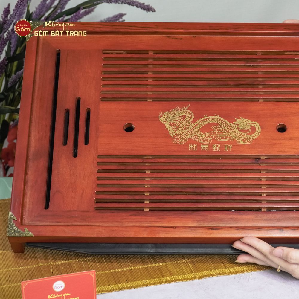 Khay Trà Gỗ Rồng Phú Quý