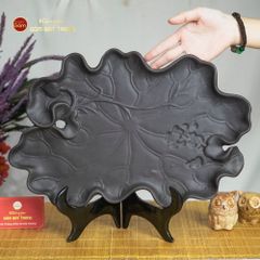 Khay Trà Gốm Sen Dài