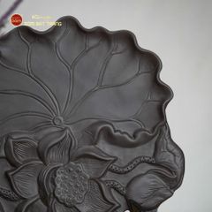 Khay Trà Gốm Sen Nổi