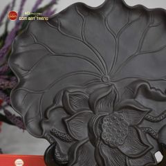 Khay Trà Gốm Sen Nổi