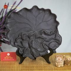 Khay Trà Gốm Sen Nổi