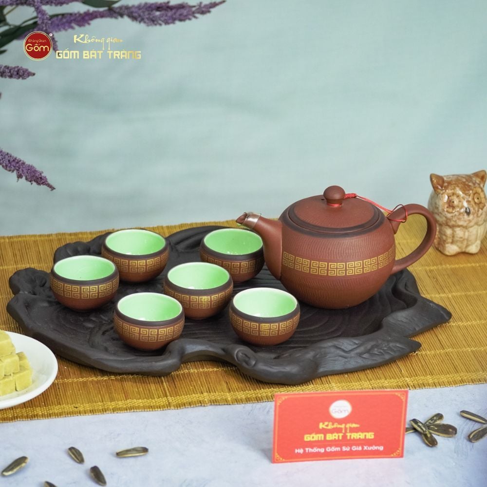 Khay Trà Gốm Tùng