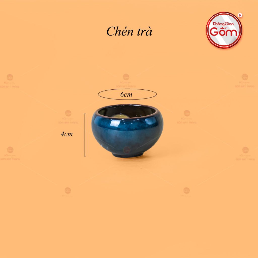 Bộ Ấm Trà Siêu Hoa Men Hỏa Biến