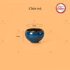 Bộ Ấm Trà Siêu Hoa Men Hỏa Biến