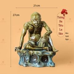 Bộ Tượng Thập Bát La Hán Men Ngọc