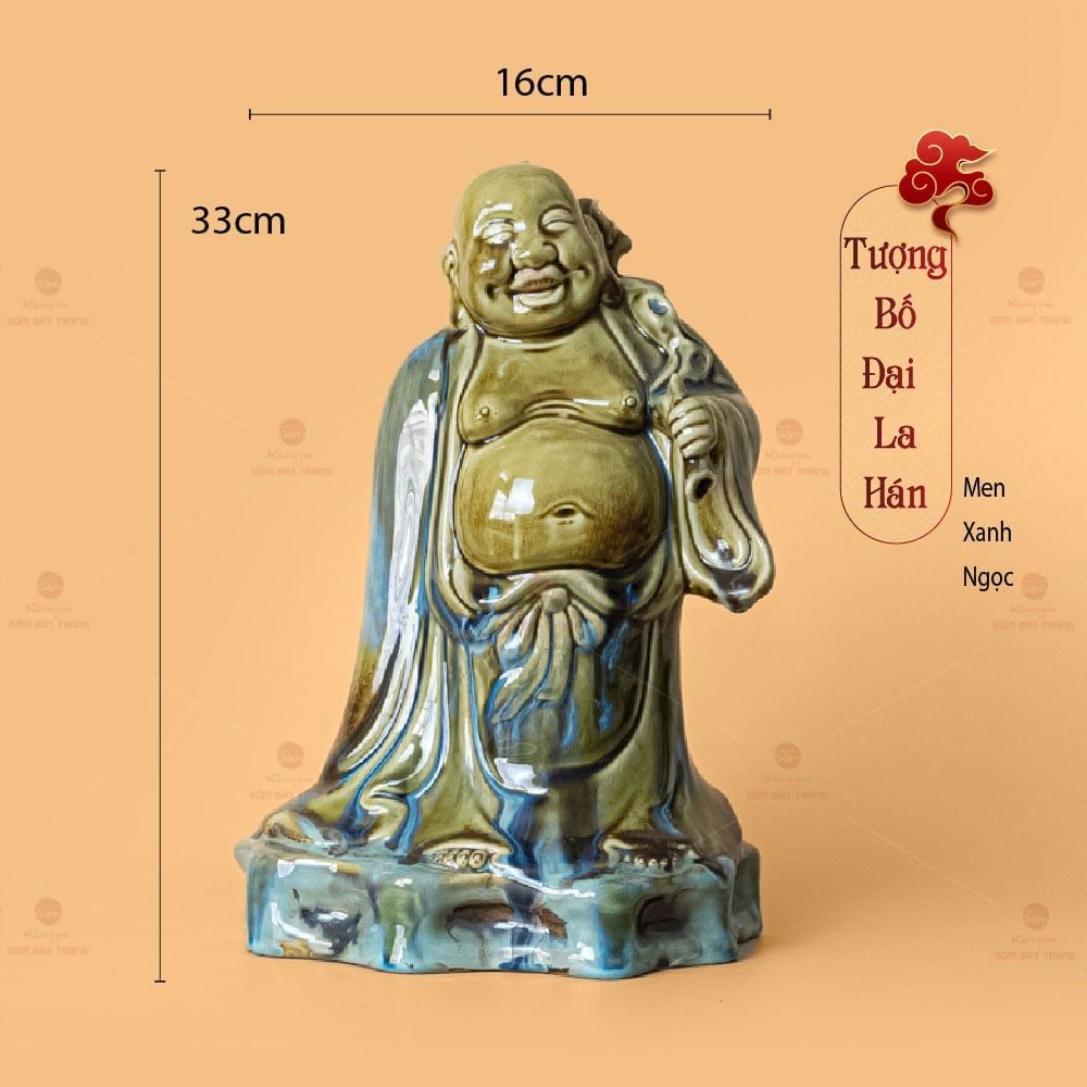 Bộ Tượng Thập Bát La Hán Men Ngọc