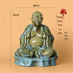 Bộ Tượng Thập Bát La Hán Men Ngọc