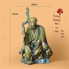 Bộ Tượng Thập Bát La Hán Men Ngọc