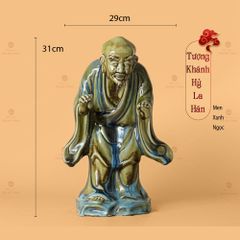 Bộ Tượng Thập Bát La Hán Men Ngọc