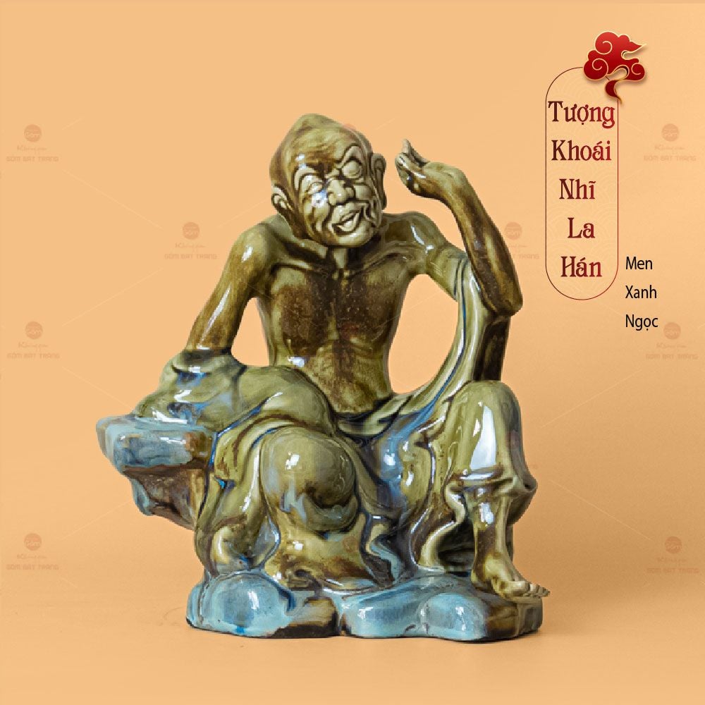 Bộ Tượng Thập Bát La Hán Men Ngọc