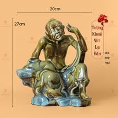 Bộ Tượng Thập Bát La Hán Men Ngọc