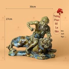 Bộ Tượng Thập Bát La Hán Men Ngọc