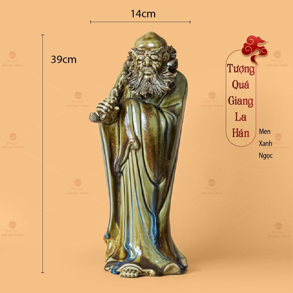 Bộ Tượng Thập Bát La Hán Men Ngọc