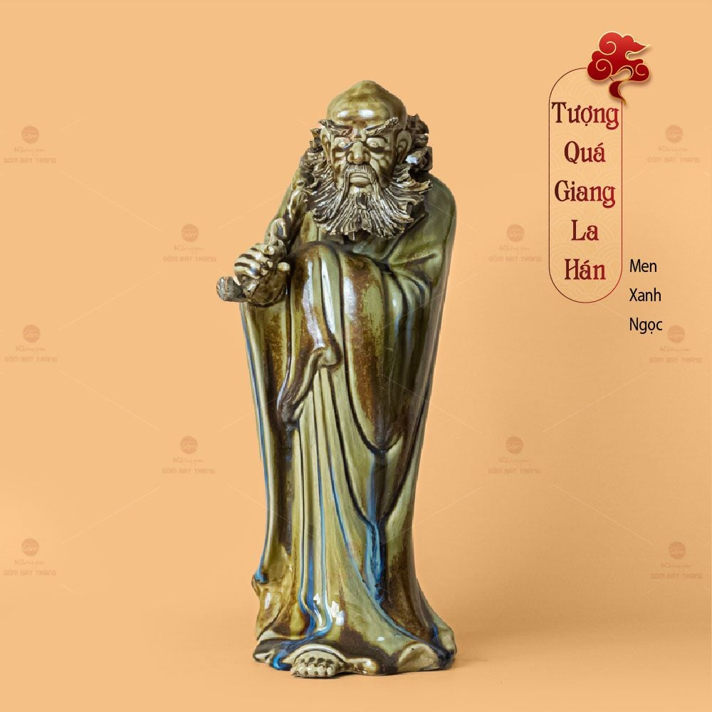 Bộ Tượng Thập Bát La Hán Men Ngọc