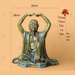 Bộ Tượng Thập Bát La Hán Men Ngọc