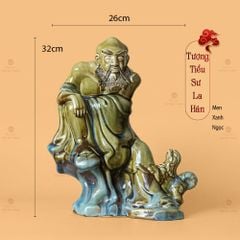 Bộ Tượng Thập Bát La Hán Men Ngọc