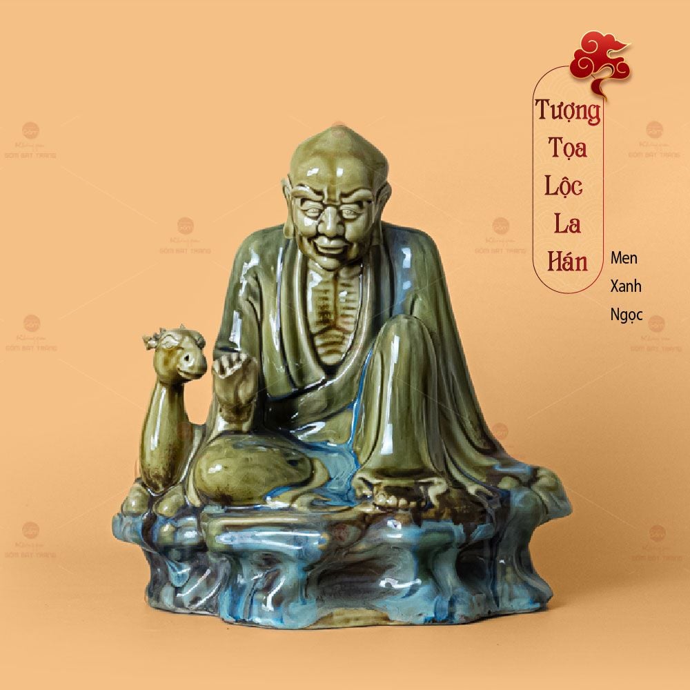 Bộ Tượng Thập Bát La Hán Men Ngọc