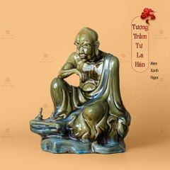 Bộ Tượng Thập Bát La Hán Men Ngọc