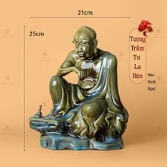 Bộ Tượng Thập Bát La Hán Men Ngọc