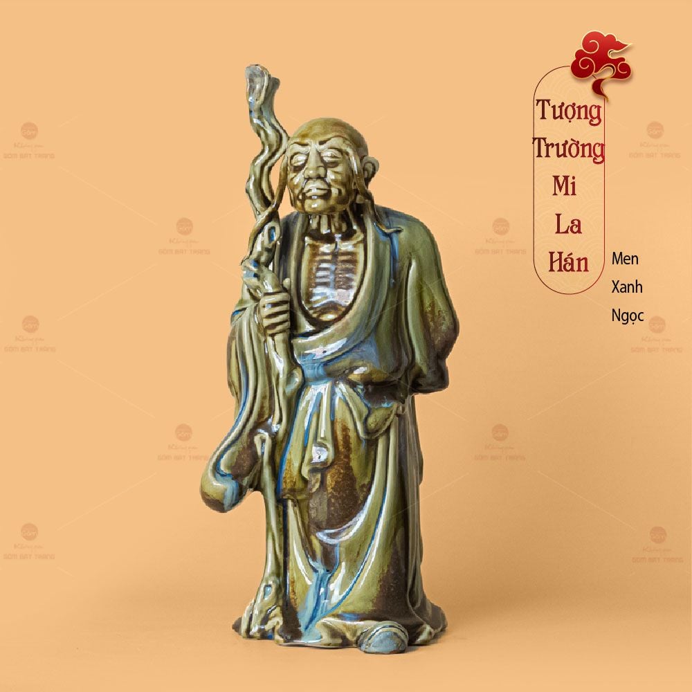 Bộ Tượng Thập Bát La Hán Men Ngọc