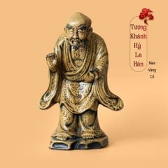 Bộ Tượng Thập Bát La Hán Men Vàng Cổ