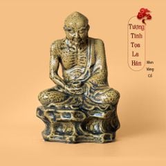 Bộ Tượng Thập Bát La Hán Men Vàng Cổ