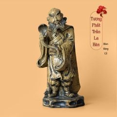 Bộ Tượng Thập Bát La Hán Men Vàng Cổ