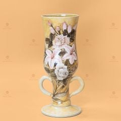 Lọ Cúp Hoa Hồng Vẽ Tay