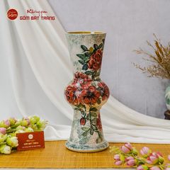 Lọ Hoa Cẩm Quỳ Vẽ Tay