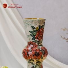 Lọ Hoa Cẩm Quỳ Vẽ Tay