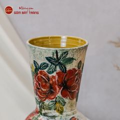 Lọ Hoa Cẩm Quỳ Vẽ Tay