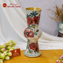 Lọ Hoa Cẩm Quỳ Vẽ Tay