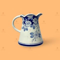 Lọ hoa dáng bình sữa họa tiết hoa cúc