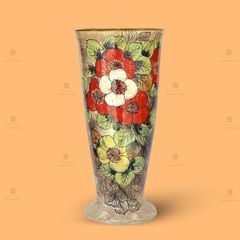 Lọ hoa dáng ly loe vẽ tay