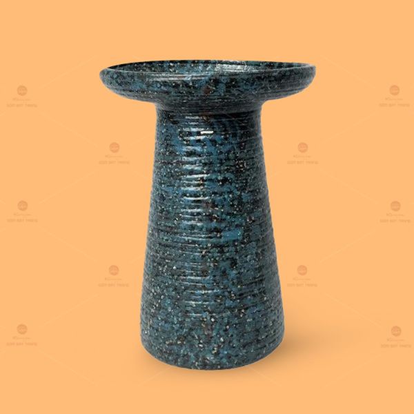 Lọ hoa mặt hồ men sắc hoa