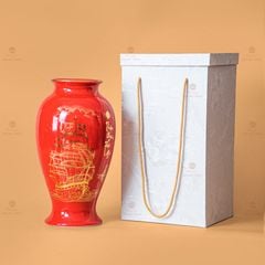 Lọ Hoa Thuận Buồm Xuôi Gió Vẽ Vàng