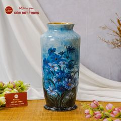 Lọ Hoa Vẽ Tay Cúc Họa Mi